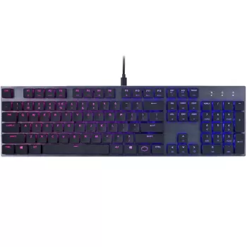 מקלדת גיימינג Cooler Master SK650 CHERRY MX RGB LOW PROFILE SWITCH