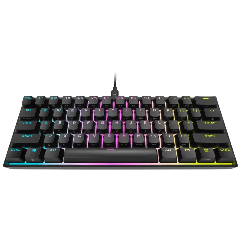 Gaming Keyboard Corsair K65 RGB MINI 60% CHERRY MX Red black