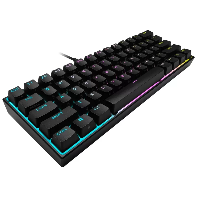 Gaming Keyboard Corsair K65 RGB MINI 60% CHERRY MX Red black