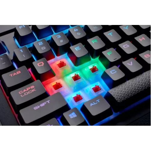 Gaming Keyboard Corsair K68 RGB CHERRY MX Red Color:black