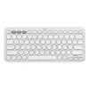 מקלדת אלחוטית Bluetooth Logitech Pebble Keys 2 K380s לבן טונאלי מקלדת אלחוטית Bluetooth Logitech Pebble Keys 2 K380s לבן טונאלי