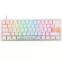 מקלדת גיימינג מכאנית Ducky One 3 Mini Cherry Brown Switch צבע לבן