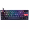 מקלדת מכאנית Ducky One 3 Mini Cosmic Cherry Brown Switch צבע כחול