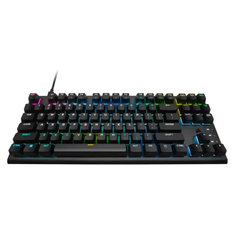 מקלדת גיימינג מכאנית אופטית Corsair K60 PRO TKL RGB OPX
