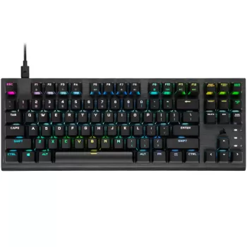 Optical mechanical gaming keyboard Corsair K60 PRO TKL RGB OPX Color:black