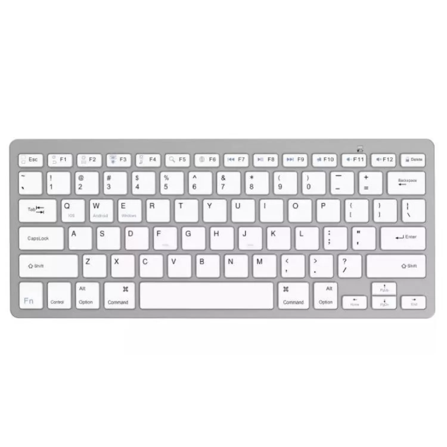 Bluetooth Wireless Keyboard Gold Touch Bluetooth Keyboard Color:white