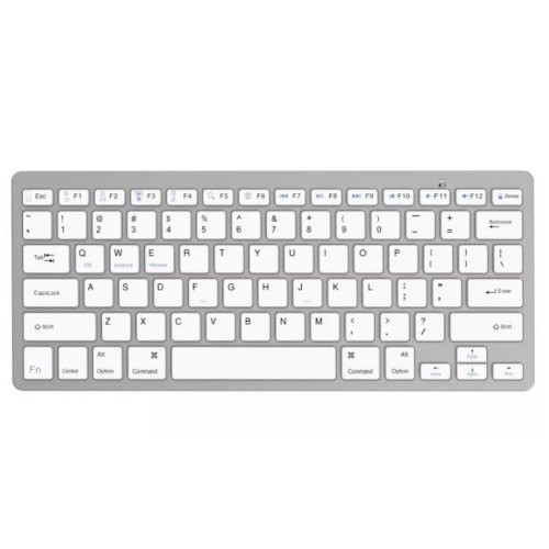 Bluetooth Wireless Keyboard Gold Touch Bluetooth Keyboard Color:white..
