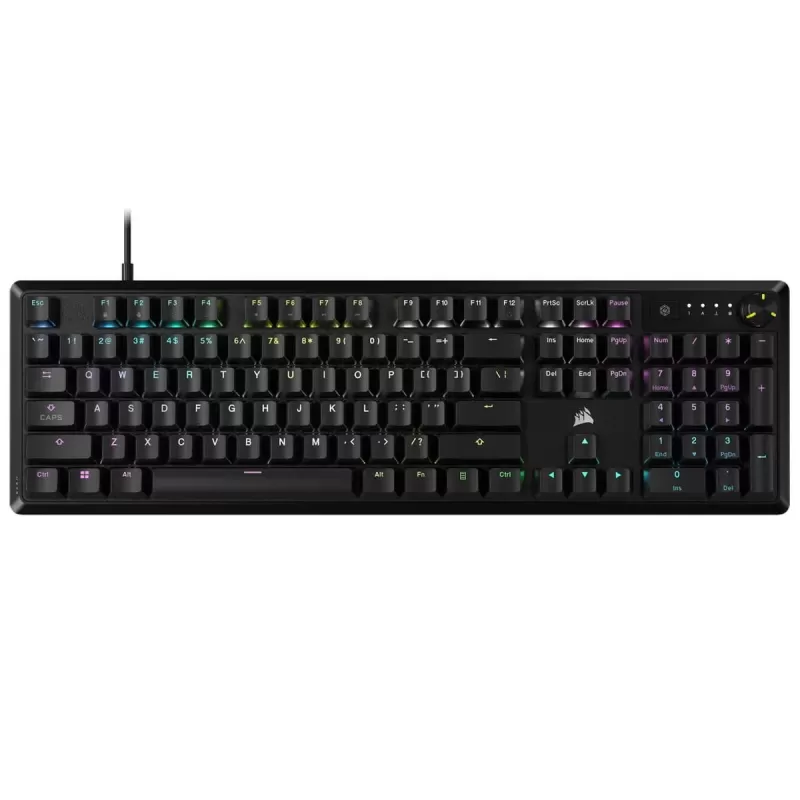מקלדת גיימינג מכאנית Corsair K70 CORE RGB צבע שחור