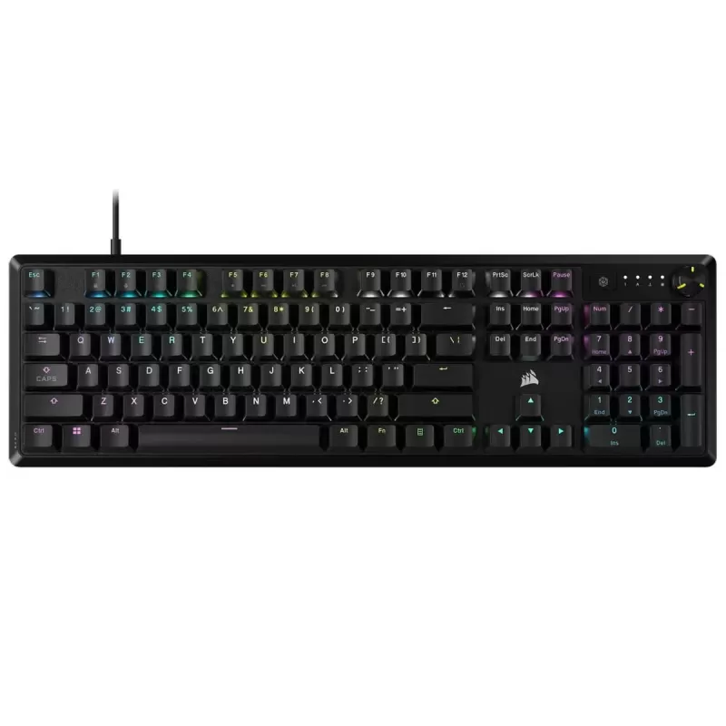 מקלדת גיימינג מכאנית Corsair K70 CORE RGB צבע שחור