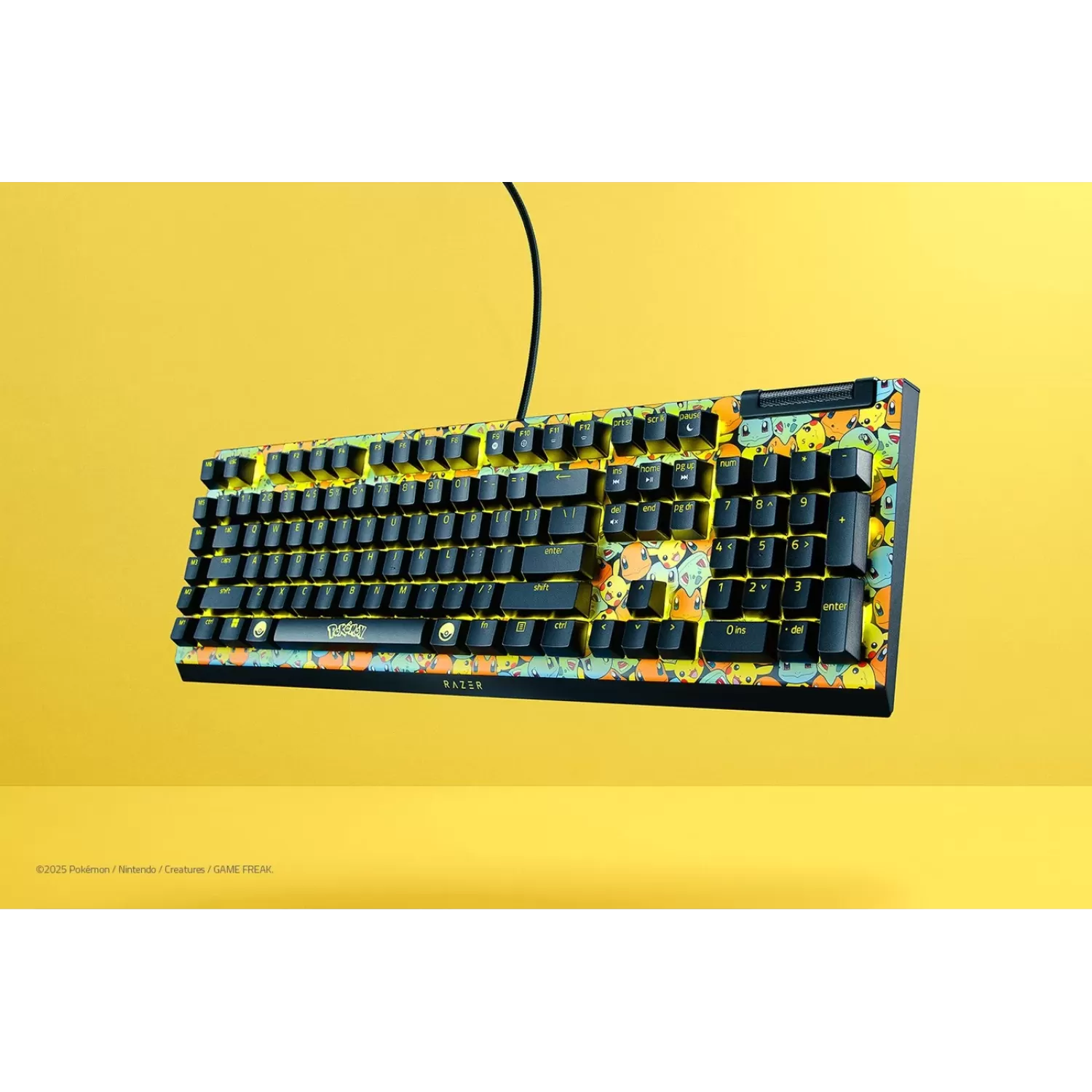 Игровая Клавиатура RAZER BLACKWIDOW V4 X Pokémon Edition