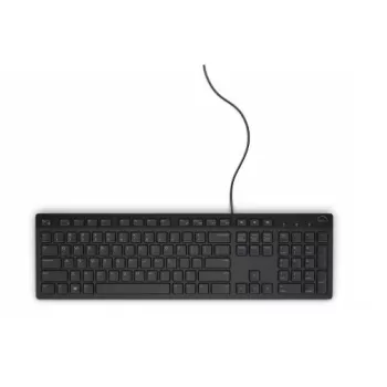Keyboard Dell Multimedia Keyboard KB216 Hebrew black