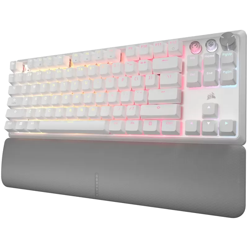 מקלדת גיימינג Corsair K70 PRO TKL Hall Effect לבן מקלדת גיימינג Corsair K70 PRO TKL Hall Effect לבן