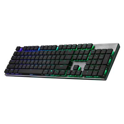 מקלדת גיימינג Cooler Master SK651 CHERRY MX RGB LOW PROFILE SWITCH