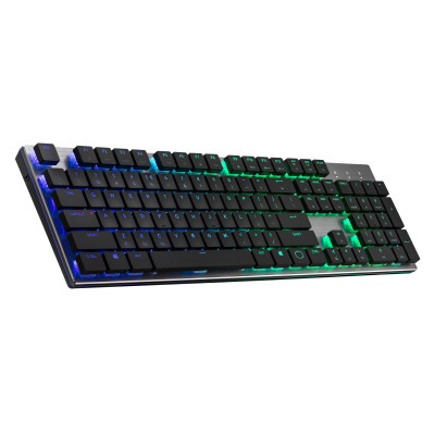 מקלדת גיימינג Cooler Master SK651 CHERRY MX RGB LOW PROFILE SWITCH