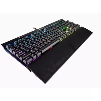 מקלדת גיימינג Corsair K70 RGB MK.2 CHERRY MX Silent צבע שחור