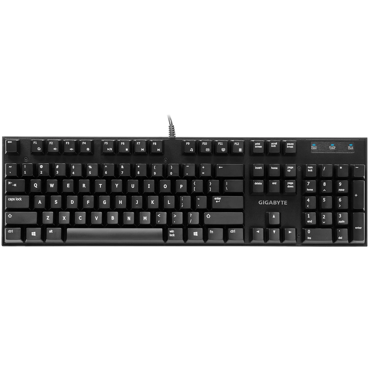 Игровая Клавиатура Gigabyte FORCE K81 BLUE SWITCH Цвет:чёрный