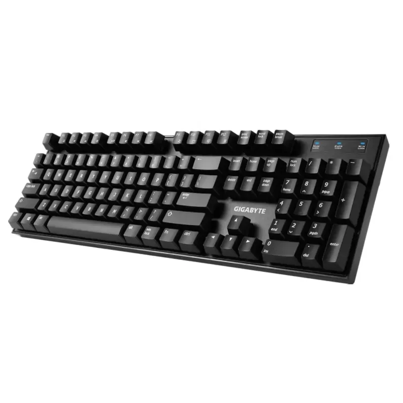 מקלדת גיימינג Gigabyte FORCE K81 BLUE SWITCH צבע שחור
