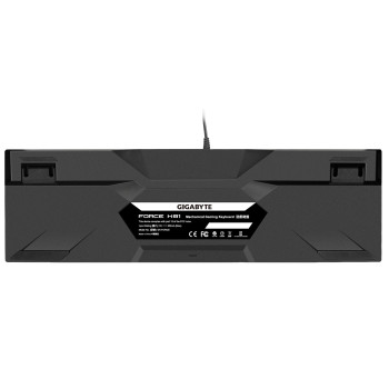 Gaming Keyboard Gigabyte FORCE K81 BLUE SWITCH Color:black