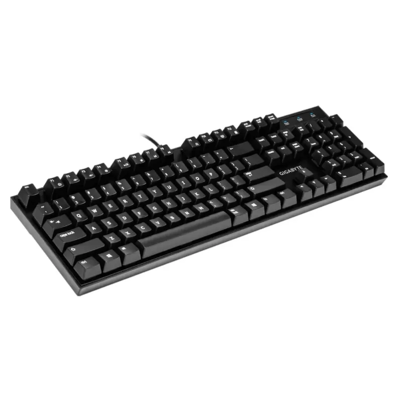 מקלדת גיימינג Gigabyte FORCE K81 BLUE SWITCH צבע שחור