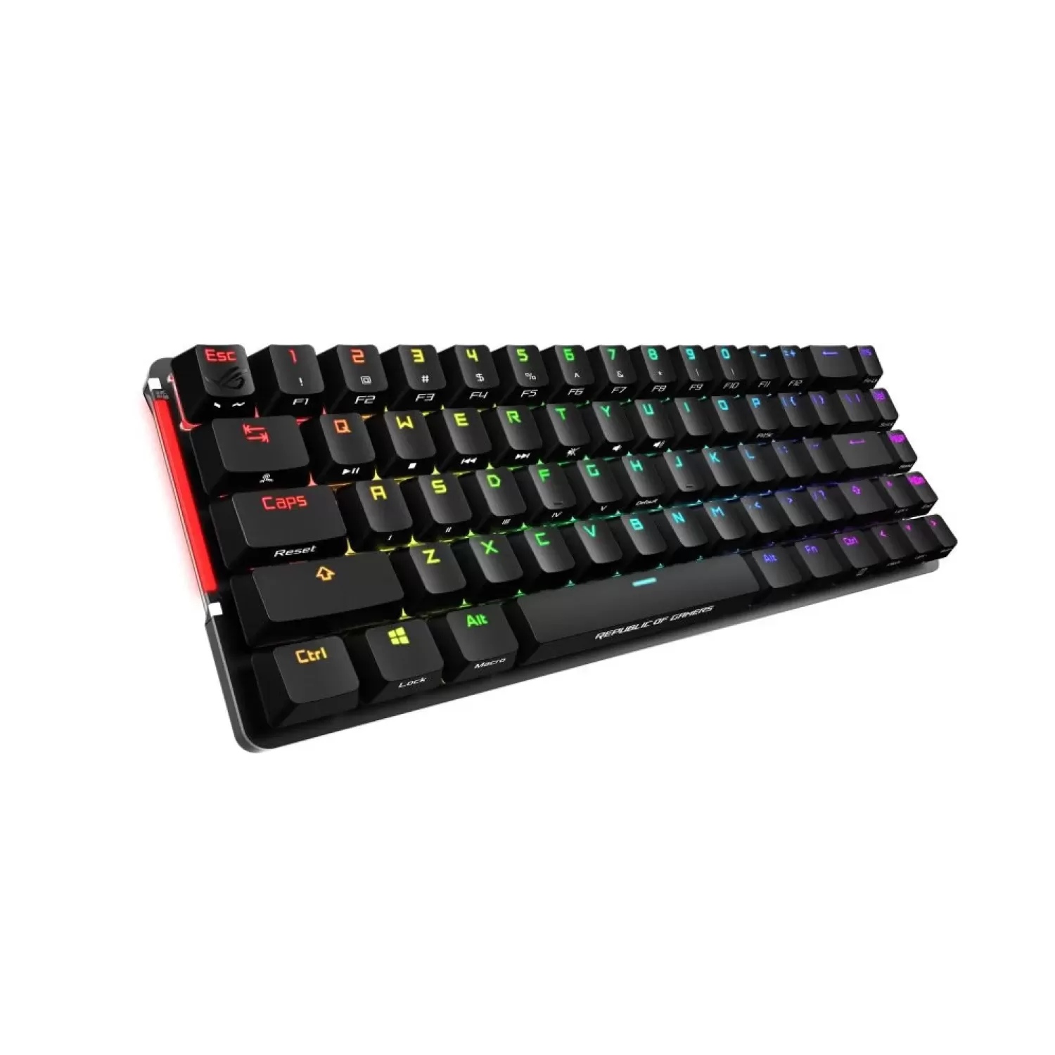 Wireless Gaming Keyboard Asus ROG Falchion Cherry MX RGB Red Switch Color:black