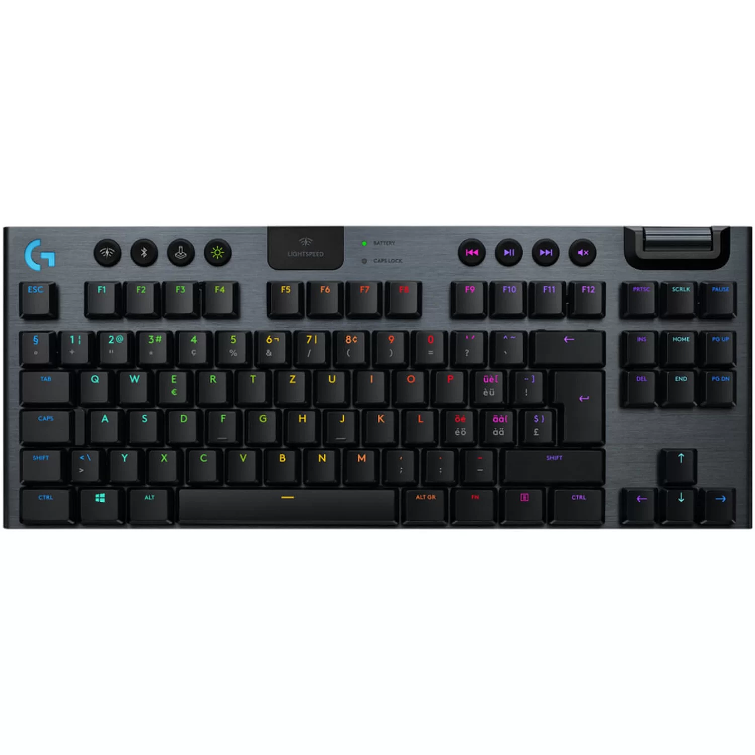 Беспроводная Игровая Клавиатура Logitech G915 TKL RGB Цвет:чёрный