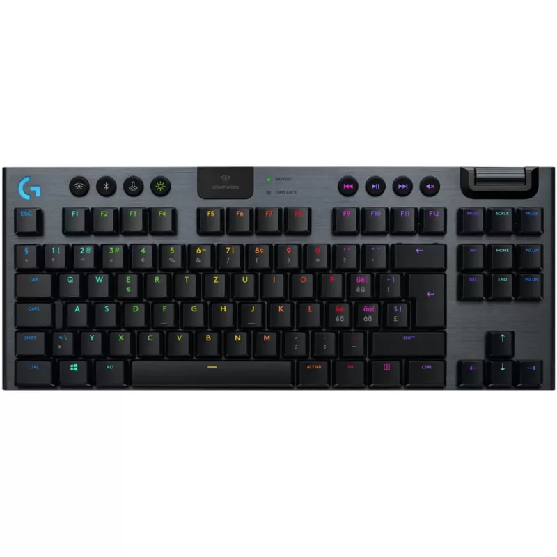 Wireless Gaming Keyboard Logitech G915 TKL RGB Color:black Wireless Gaming Keyboard Logitech G915 TKL RGB Color:black