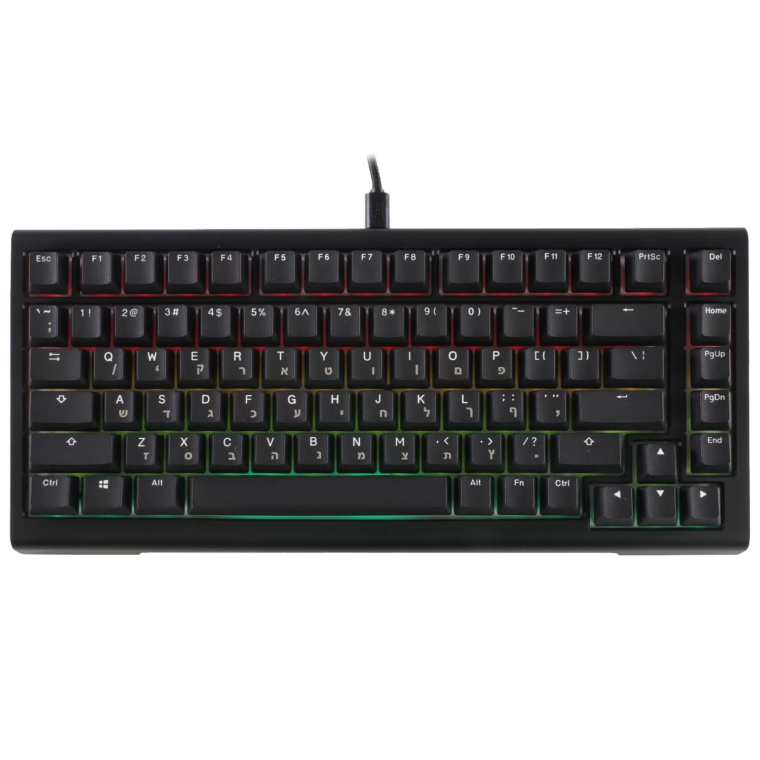 Механическая клавиатура Ducky ProjectD Tinker 75 Cherry Brown Switch Цвет:чёрный