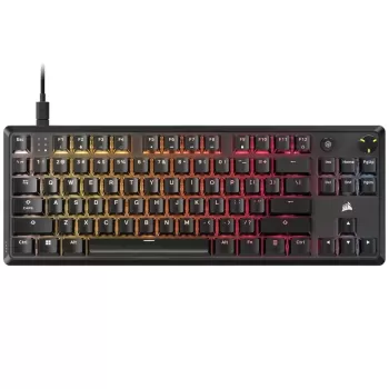 מקלדת גיימינג מכאנית Corsair K70 CORE TKL RGB צבע שחור
