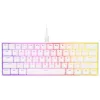 מקלדת גיימינג Corsair K65 White RGB MINI 60% לבנה צבע לבן