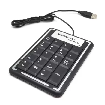מקלדת ספרות Gold Touch USB Numeric Keypad מקלדת ספרות Gold Touch USB Numeric Keypad
