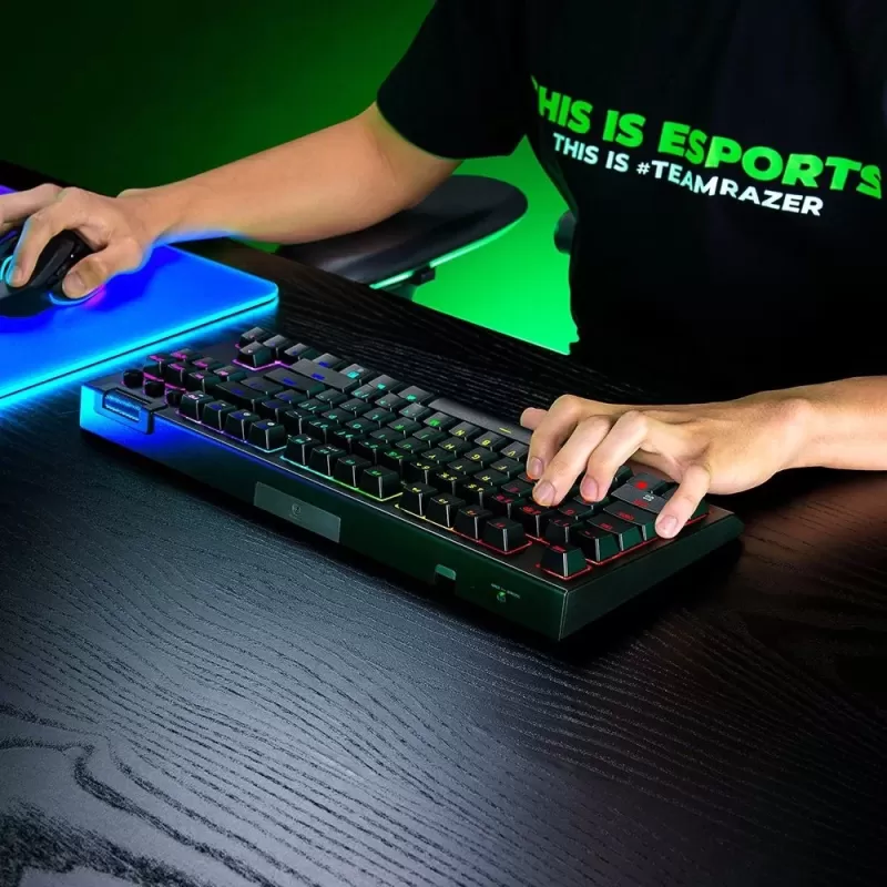 Wireless Gaming Keyboard RAZER BlackWidow V4 Tenkeyless HyperSpeed