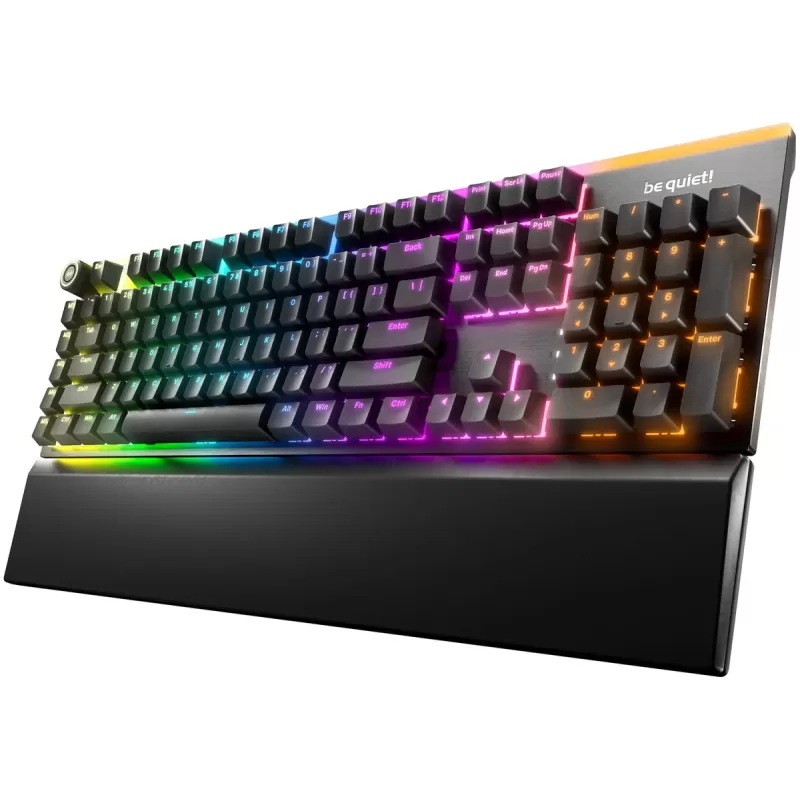 מקלדת גיימינג מכאנית be quiet! Light Mount Silent Linear ARGB צבע שחור
