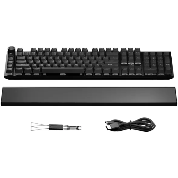 מקלדת גיימינג מכאנית be quiet! Light Mount Silent Linear ARGB צבע שחור