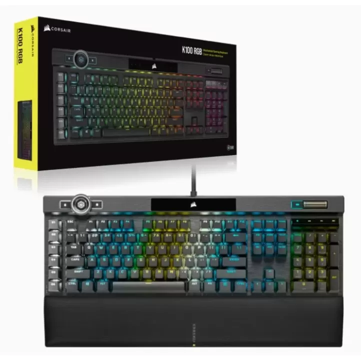 Gaming Keyboard Corsair K100 RGB CHERRY MX Speed black