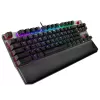 מקלדת גיימינג Asus ROG Strix Scope TKL Deluxe RGB Cherry MX RGB Red Switch צבע שחור
