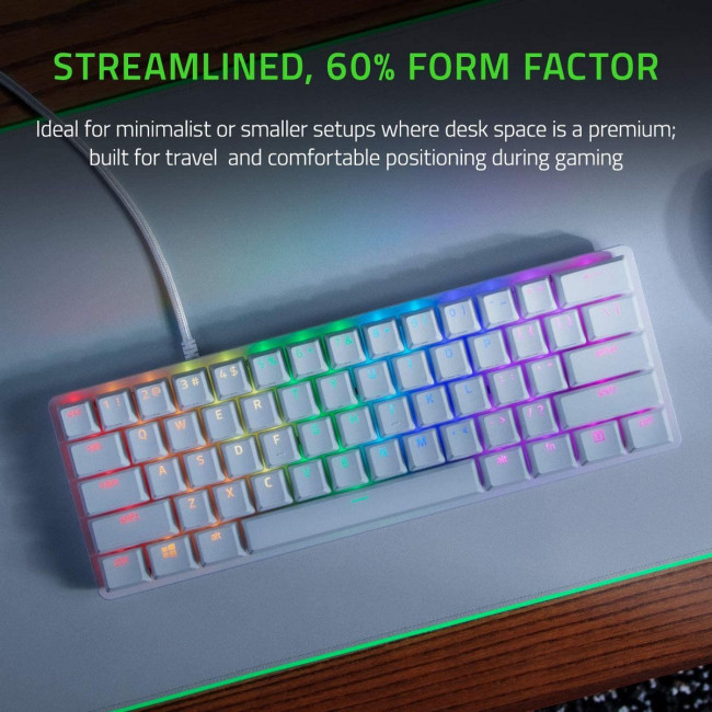 Gaming Keyboard RAZER Huntsman Mini - Linear Optical Switch - US - Mercury