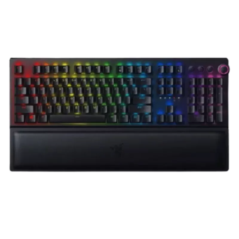 Gaming Keyboard RAZER BlackWidow V3 Pro Green Switch Color:black