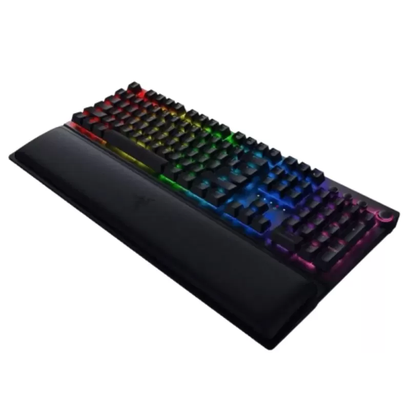 Gaming Keyboard RAZER BlackWidow V3 Pro Green Switch Color:black