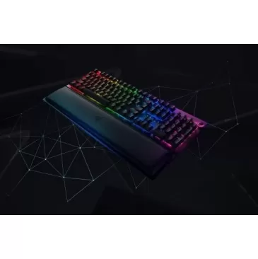 Gaming Keyboard RAZER BlackWidow V3 Pro Green Switch Color:black