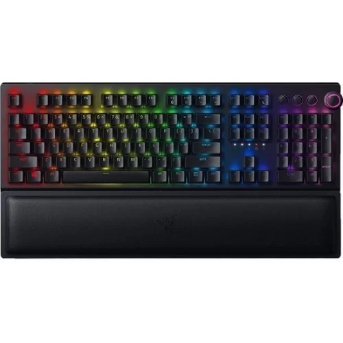 Gaming Keyboard RAZER BlackWidow V3 Pro Green Switch Color:black