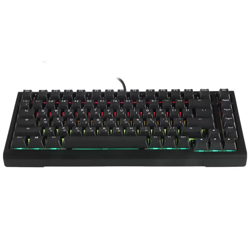 Mechanical keyboard Ducky ProjectD Tinker 75 Cherry Silver Switch Color:black