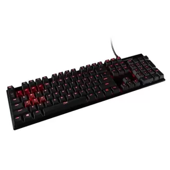 מקלדת גיימינג Kingston Alloy FPS Mechanical Gaming Keyboard Blue צבע שחור