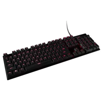 מקלדת גיימינג Kingston Alloy FPS Mechanical Gaming Keyboard Blue צבע שחור