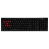 מקלדת גיימינג Kingston Alloy FPS Mechanical Gaming Keyboard Blue צבע שחור