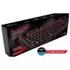 מקלדת גיימינג Kingston Alloy FPS Mechanical Gaming Keyboard Blue צבע שחור