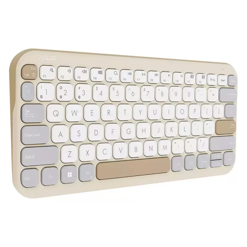 Wireless keyboard Asus Marshmallow KW100 Oat Milk Wireless keyboard Asus Marshmallow KW100 Oat Milk