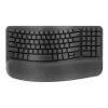 מקלדת ארגונומית אלחוטית Logitech Wave Keys צבע שחור מקלדת ארגונומית אלחוטית Logitech Wave Keys צבע שחור