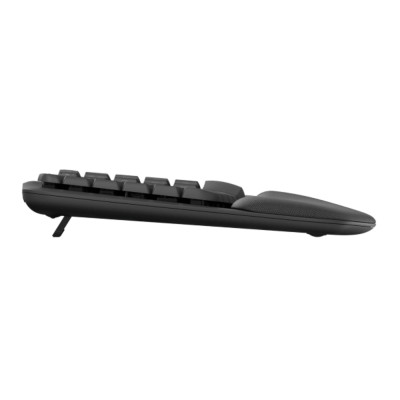 Эргономичная беспроводная клавиатура Logitech Wave Keys Цвет:черный