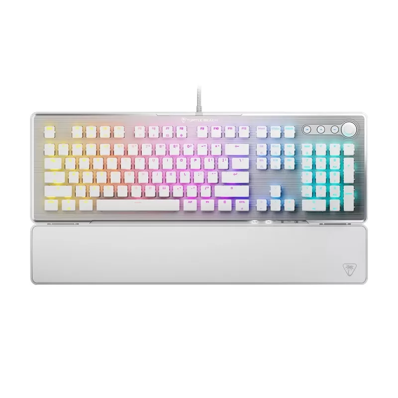 מקלדת גיימינג Turtle Beach Vulcan II - AIMO RGB לבן מקלדת גיימינג Turtle Beach Vulcan II - AIMO RGB לבן