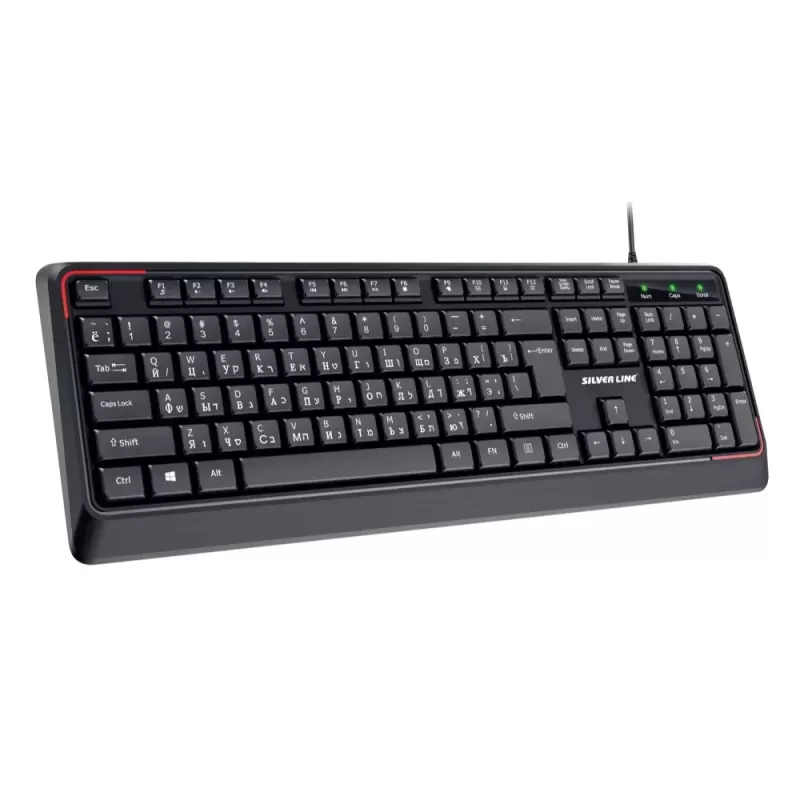 Keyboard Silver Line SLKB-845HER Color:silver
